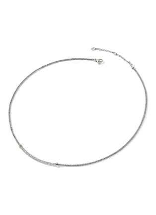 Detail View - Click To Enlarge - JOHN HARDY - JH Essentials Diamond Pavé Sterling Silver Necklace — Size 16-18