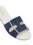 Detail View - Click To Enlarge - RODO - Sellier 15 Leather Denim Sandals