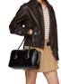 Figure View - Click To Enlarge - MARGESHERWOOD - Boston Leather Top Handle Bag