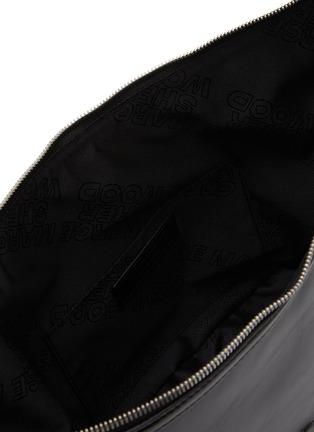 Detail View - Click To Enlarge - MARGESHERWOOD - Medium Belted Leather Hobo Bag