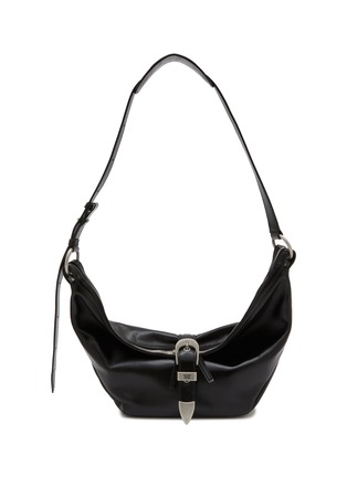 Main View - Click To Enlarge - MARGESHERWOOD - Medium Belted Leather Hobo Bag