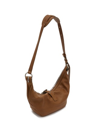 Detail View - Click To Enlarge - MARGESHERWOOD - Medium Belted Leather Hobo Bag