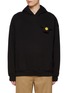 Main View - Click To Enlarge - JOSHUA’S - 3D Pixel Smiley Cotton Hoodie