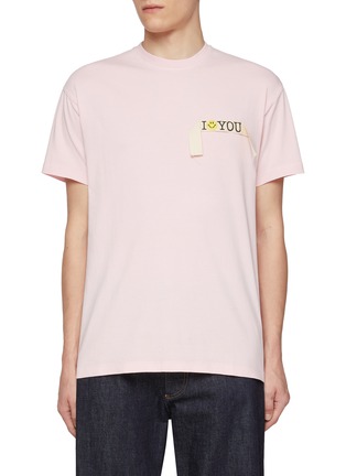 Main View - Click To Enlarge - JOSHUA’S - Ismileyou Cotton T-Shirt