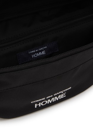 Detail View - Click To Enlarge - COMME DES GARÇONS HOMME - Embroidered Logo Cordura Belt Bag