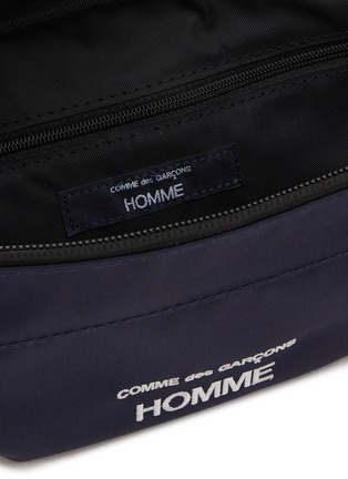 Detail View - Click To Enlarge - COMME DES GARÇONS HOMME - Embroidered Logo Cordura Belt Bag