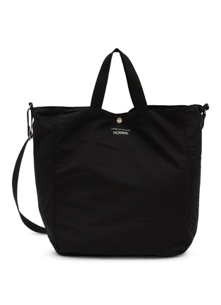 Main View - Click To Enlarge - COMME DES GARÇONS HOMME - Logo Cotton Nylon Tote Bag