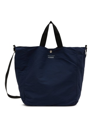 Main View - Click To Enlarge - COMME DES GARÇONS HOMME - Logo Cotton Nylon Tote Bag