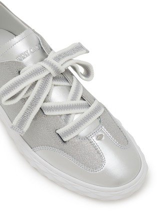 Detail View - Click To Enlarge - JIMMY CHOO - Diamond Light Leather Women's Sneakers