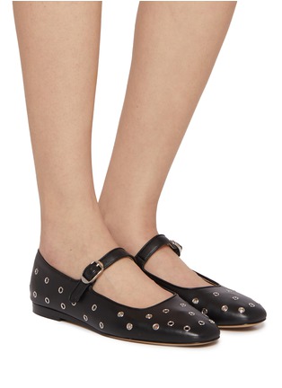 Figure View - Click To Enlarge - LE MONDE BERYL - Classic Leather Mary Jane Flats