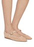 Figure View - Click To Enlarge - LE MONDE BERYL - Ballet Suede Mary Jane Flats