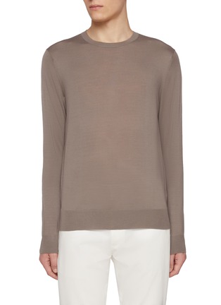 Main View - Click To Enlarge - TOMORROWLAND - Superfine Wool Sweater