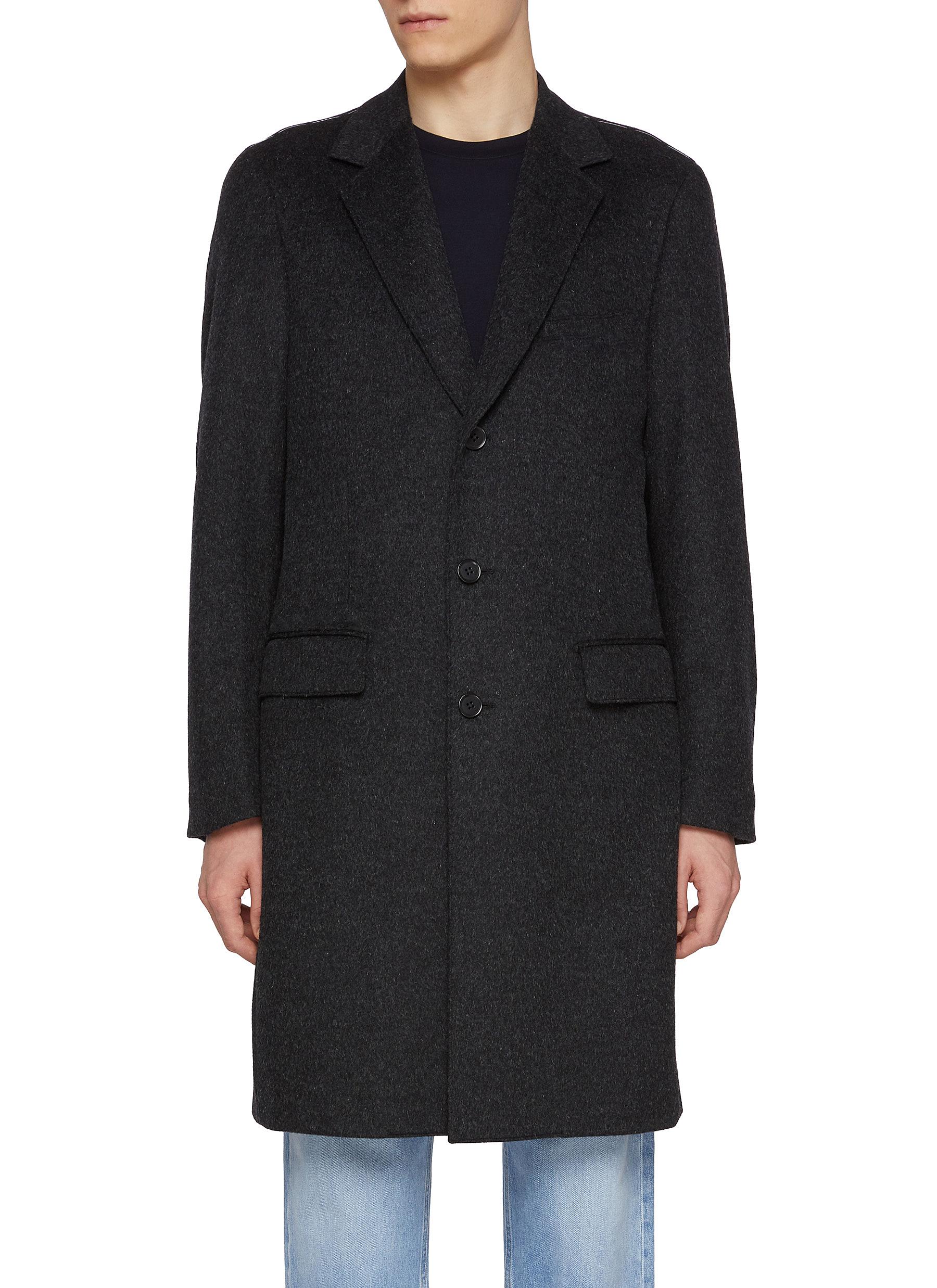 TOMORROWLAND | Single Breasted Notch Lapel Wool Coat | Men