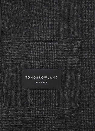  - TOMORROWLAND - Single Breasted Wool Cotton Jacquard Blazer