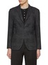 Main View - Click To Enlarge - TOMORROWLAND - Single Breasted Wool Cotton Jacquard Blazer