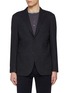 Main View - Click To Enlarge - TOMORROWLAND - Single Breasted Wool Cotton Jackquard Blazer