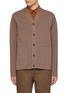 Main View - Click To Enlarge - TOMORROWLAND - Patch Pocket Wool Blend Cardigan