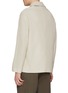 Back View - Click To Enlarge - TOMORROWLAND - Single Breasted Notch Lapel Unlined Cotton Silk Blazer Jacket