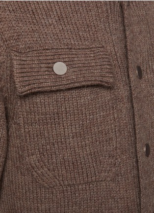  - TOMORROWLAND - Spread Collar Multiple Pocket Wool Cardigan