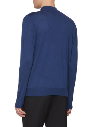 Back View - Click To Enlarge - TOMORROWLAND - Mock Neck Superfine Wool Sweater