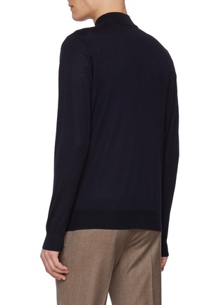 Back View - Click To Enlarge - TOMORROWLAND - Mock Neck Superfine Wool Sweater