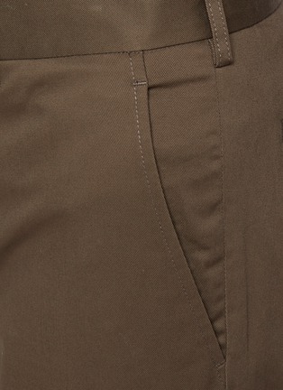  - TOMORROWLAND - Cropped Stretch Cotton Blend Chino Pants