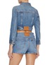 Back View - Click To Enlarge - ALEXANDERWANG - Shrunken Medium Wash Trucker Jacket