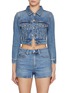 Main View - Click To Enlarge - ALEXANDERWANG - Shrunken Medium Wash Trucker Jacket