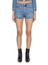 Main View - Click To Enlarge - ALEXANDERWANG - Shorty Medium Wash Shorts