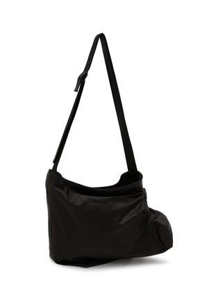 Main View - Click To Enlarge - DISCORD YOHJI YAMAMOTO - Uneven Leather Shoulder bag