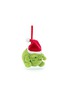 Detail View - Click To Enlarge - JELLYCAT - Christmas 2024 Ricky Rain Frog Tree Decoration