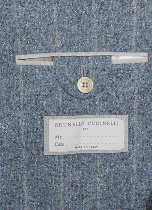  - BRUNELLO CUCINELLI - Pinstripe Single Breasted Silk Wool Suit