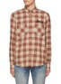 Main View - Click To Enlarge - AMIRI - Amiri Shotgun Cotton Flannel Shirt