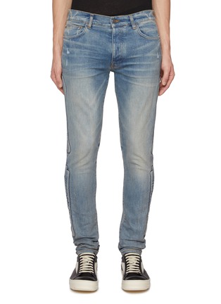 Main View - Click To Enlarge - AMIRI - Medium Sand Washed Skinny Jeans