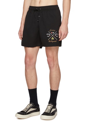 Front View - Click To Enlarge - AMIRI - Amiri Pool Cue Swim Trunks