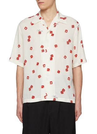 Main View - Click To Enlarge - AMIRI - Arimi Dice Bowling Shirt