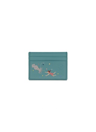 Main View - Click To Enlarge - LOEWE - X Suna Fujita Deep Sea Plain Leather Cardholder