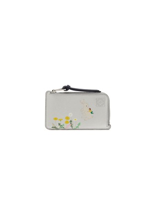 Main View - Click To Enlarge - LOEWE - Bunnies Leather Coin Cardholder