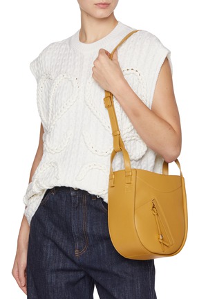 Figure View - Click To Enlarge - LOEWE - Hammock Slice Leather Shoulder Bag