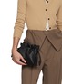 Front View - Click To Enlarge - LOEWE - Mini Flamenco Leather Clutch