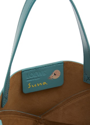 Detail View - Click To Enlarge - LOEWE - X Suna Fujita Mini Puzzle Fold Squid Leather Tote Bag