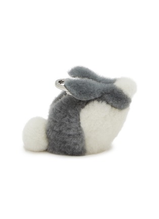Main View - Click To Enlarge - LOEWE - Bunny Coin Shearling Purse Charm