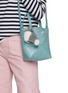 Figure View - Click To Enlarge - LOEWE - Bunny Coin Shearling Purse Charm