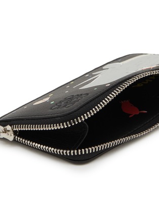 Detail View - Click To Enlarge - LOEWE - x Suna Fujita Deep Sea Leather Coin Cardholder