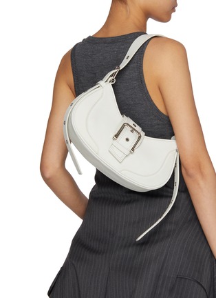 Figure View - Click To Enlarge - OSOI - Leather Hobo Brocle Bag