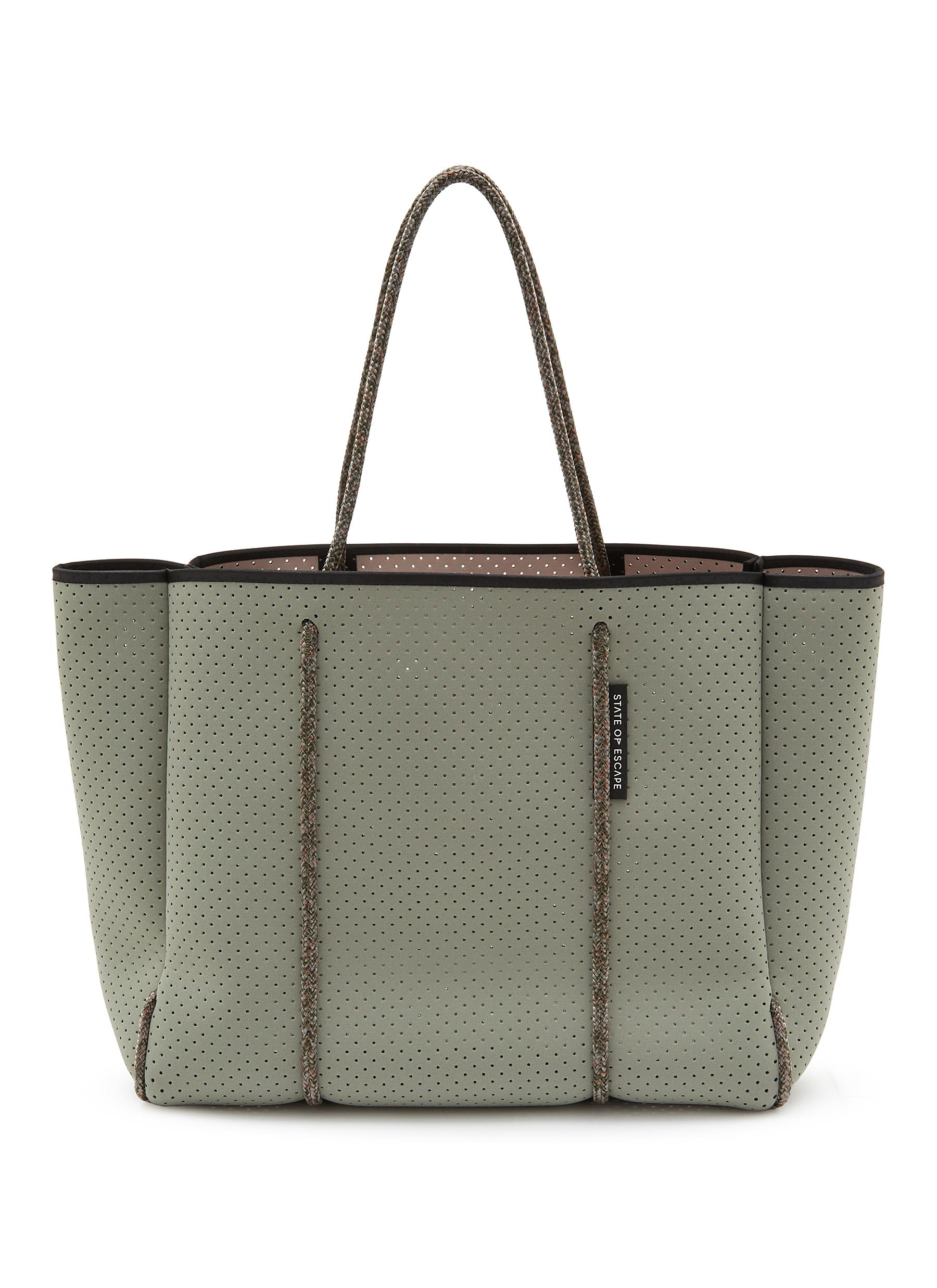 STATE OF ESCAPE Flying Solo Perforated Tote Bag Women Lane Crawford