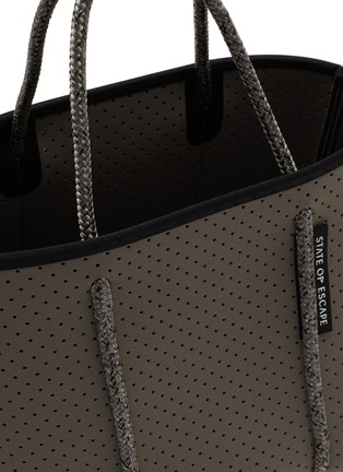 Detail View - Click To Enlarge - STATE OF ESCAPE - Petite Escape Perforated Tote Bag