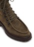 Detail View - Click To Enlarge - LEGRES - Model 14 Suede College Comabat Boots