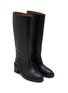 Detail View - Click To Enlarge - LEGRES - Model 93 Heeled Leather Riding boots