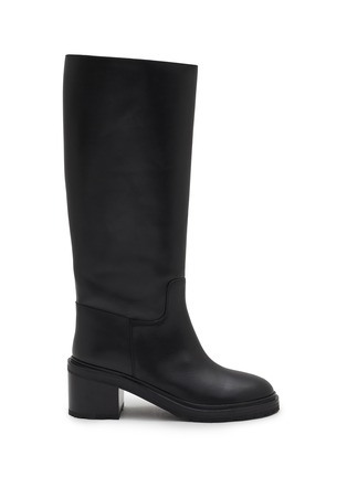 Main View - Click To Enlarge - LEGRES - Model 93 Heeled Leather Riding boots